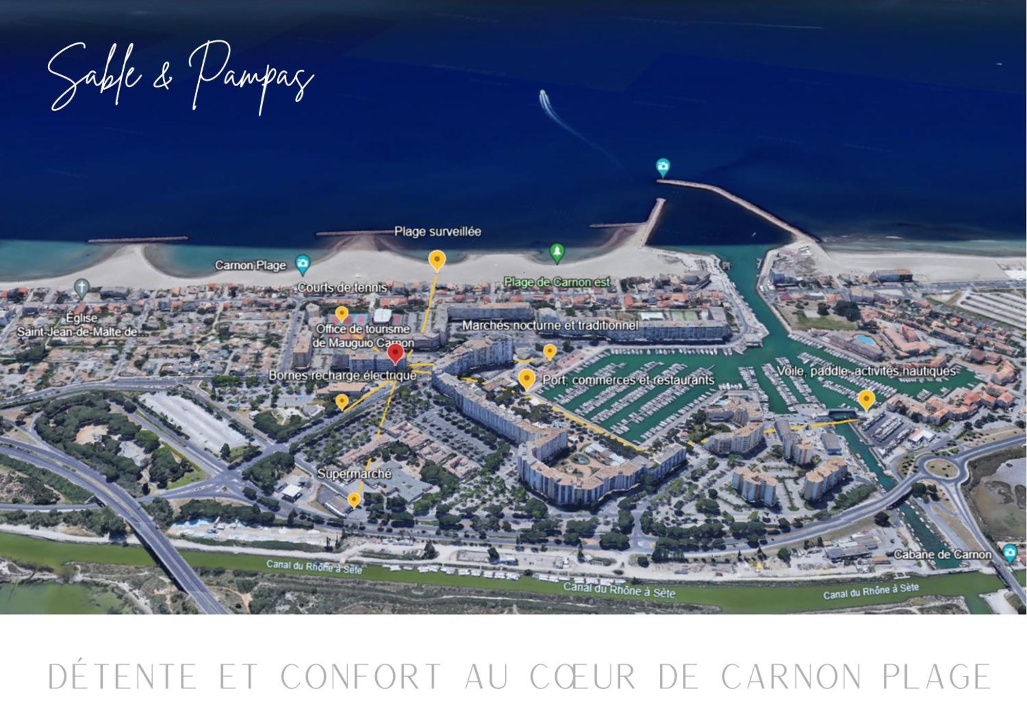 Apartamento Sable & Pampas - Meuble De Tourisme 5 Etoiles Carnon-Plage Exterior foto